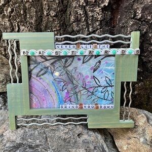 Photo Frame Artist Adorned One of a Kind